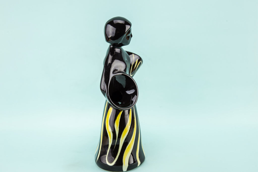 Black Modernist vase