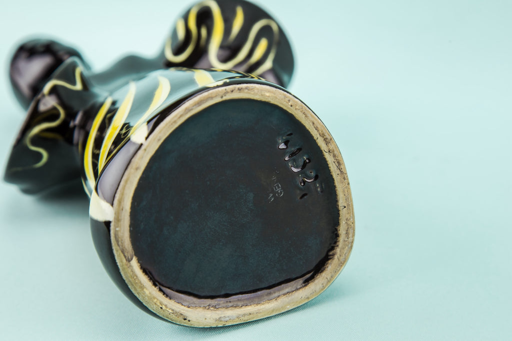 Black Modernist vase