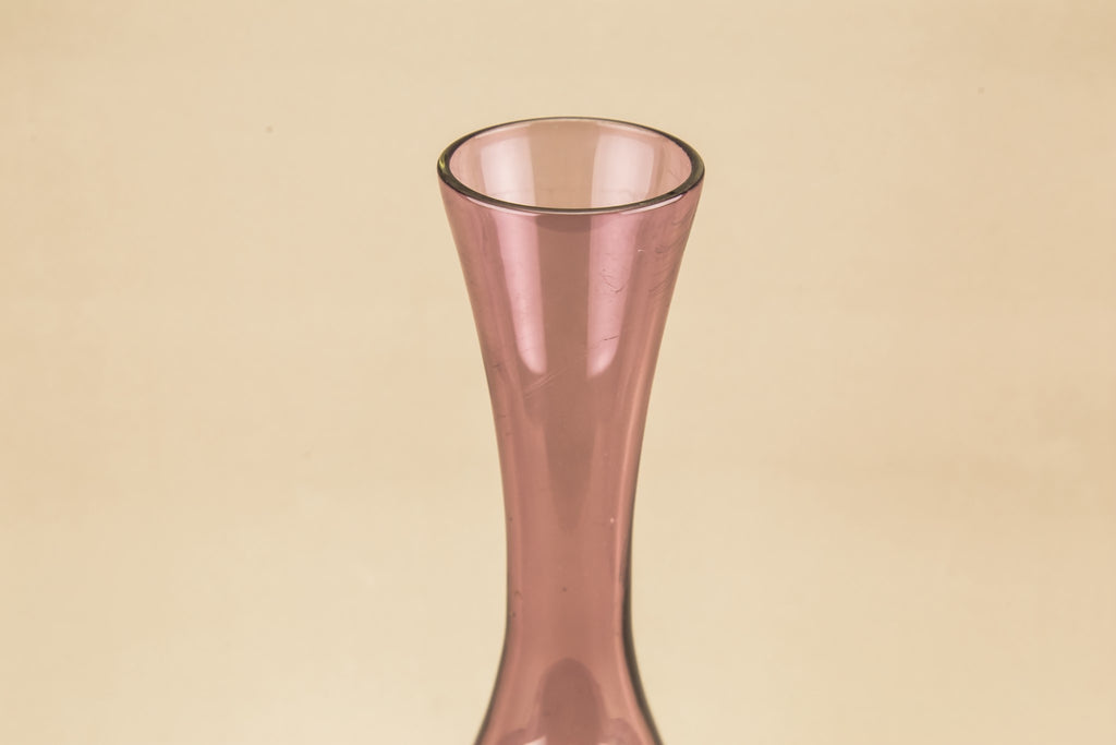 Amethyst glass vase