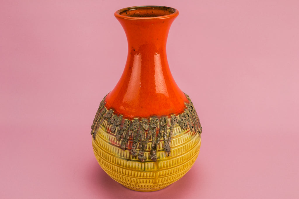 Lava basket ceramic jug