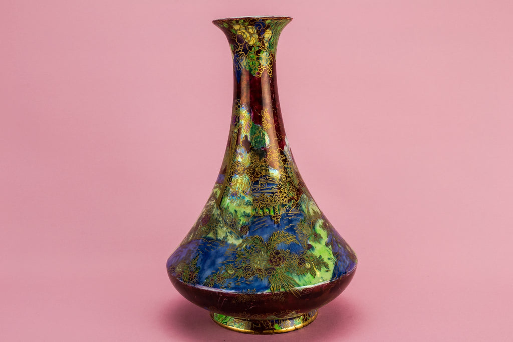 Lustre flower vase