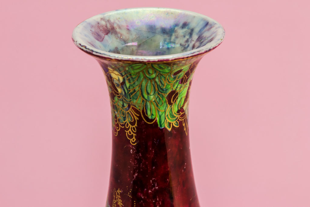 Lustre flower vase