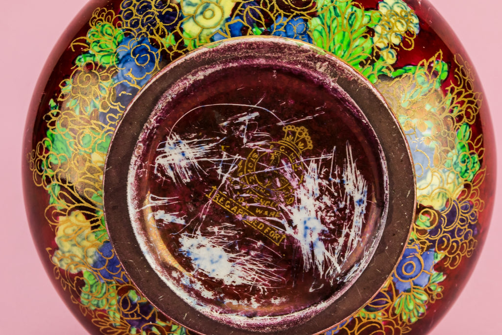 Lustre flower vase