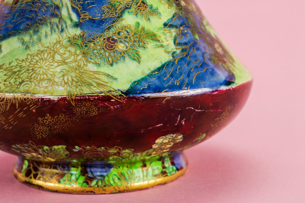 Lustre flower vase