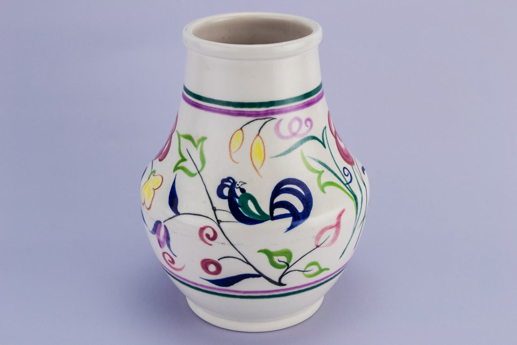 Poole floral vase