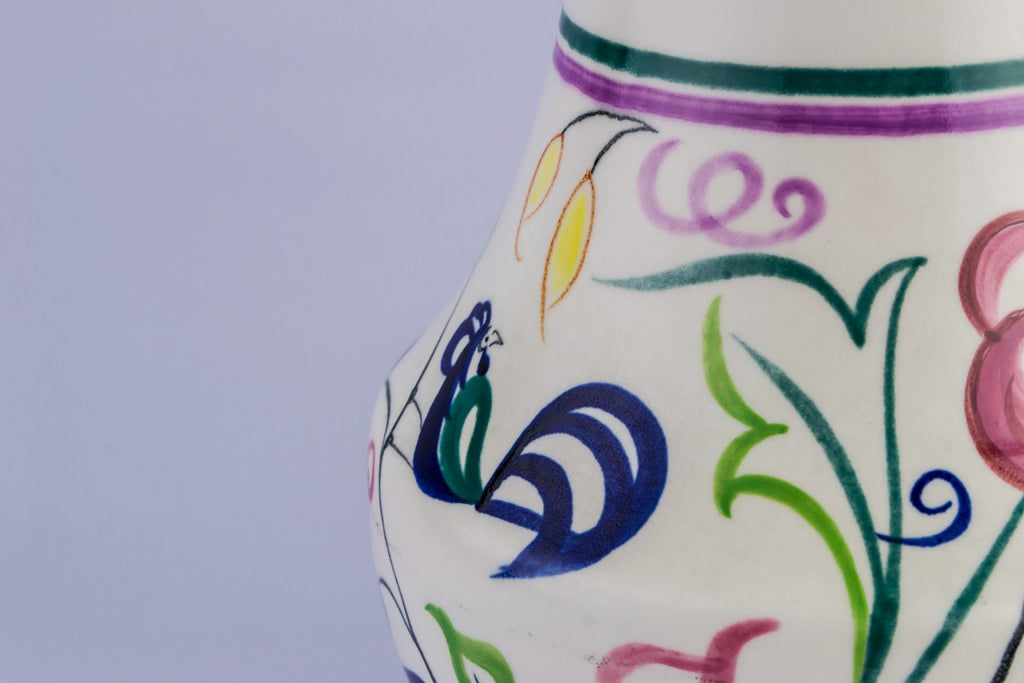 Poole floral vase