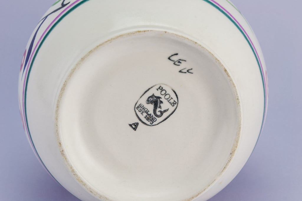 Poole floral vase