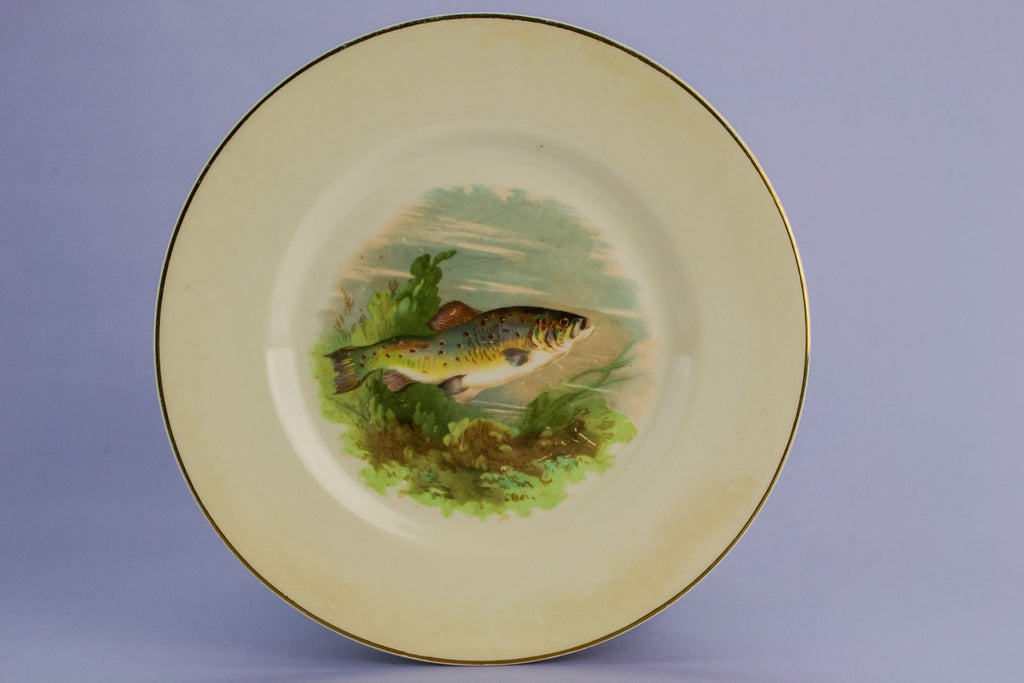 6 fish ceramic plates