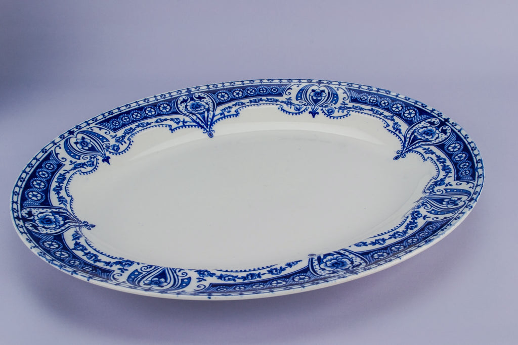 Porcelain floral platter