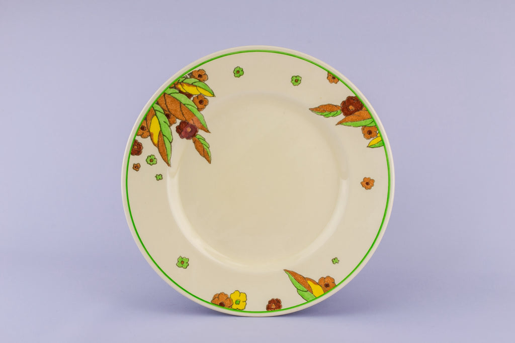6 Art Deco dinner plates