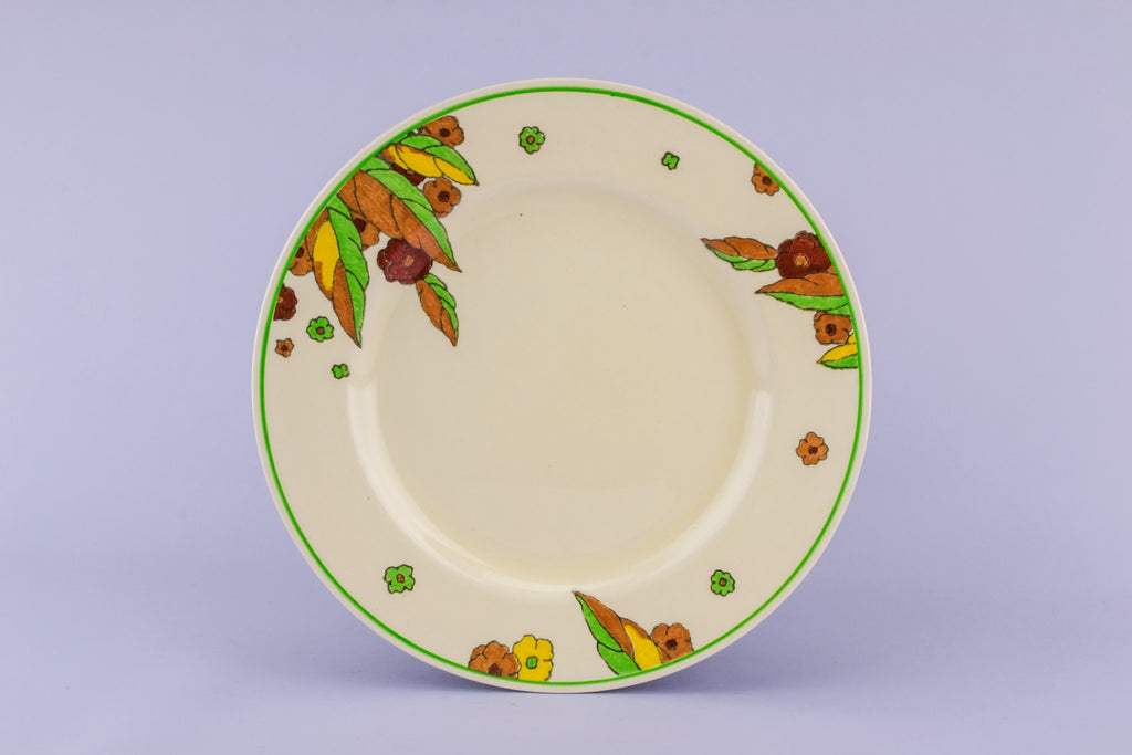 6 Art Deco medium plates