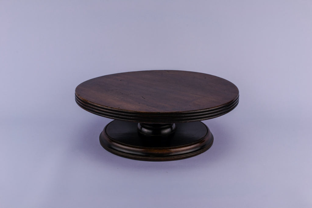 Mahogany rotating stand
