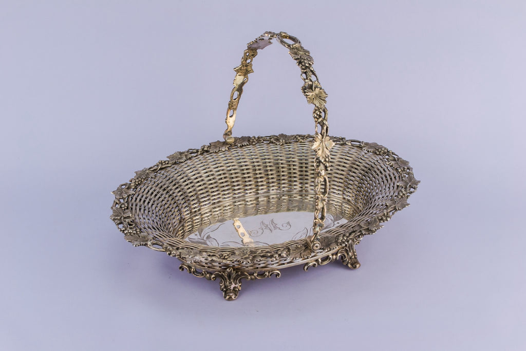 Silver plated fruit bowl