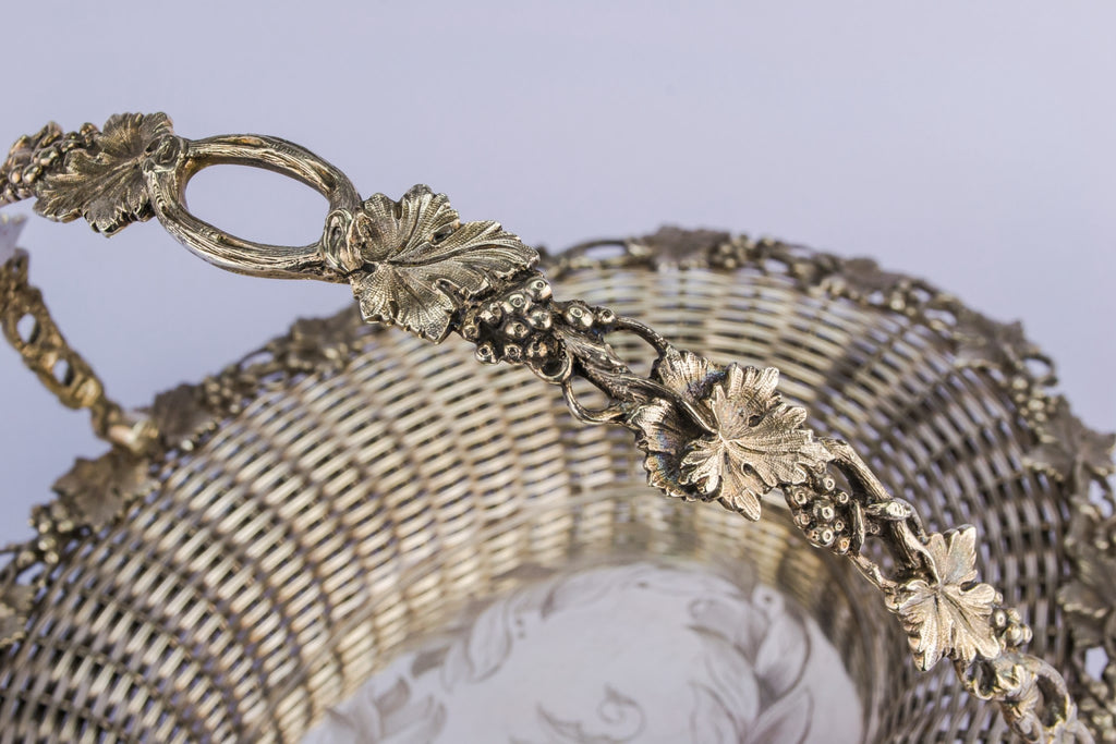 Silver plated fruit bowl