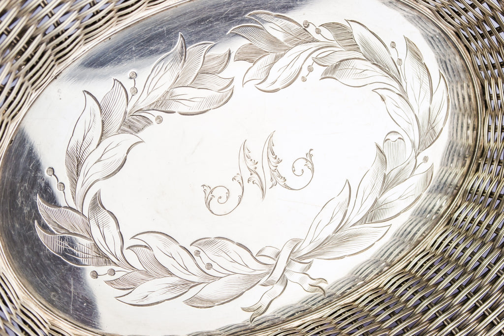 Silver plated fruit bowl