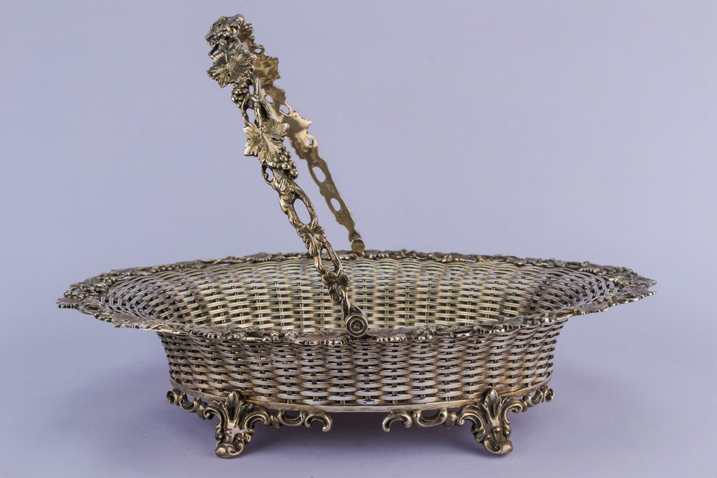 Silver plated fruit bowl