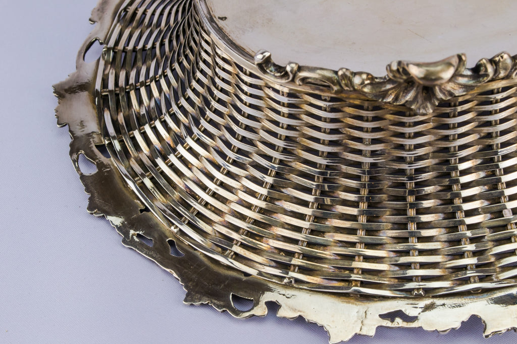 Silver plated fruit bowl