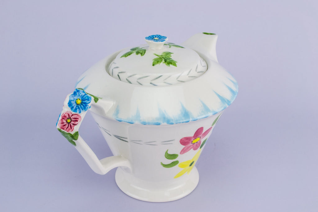 Colourful ceramic teapot
