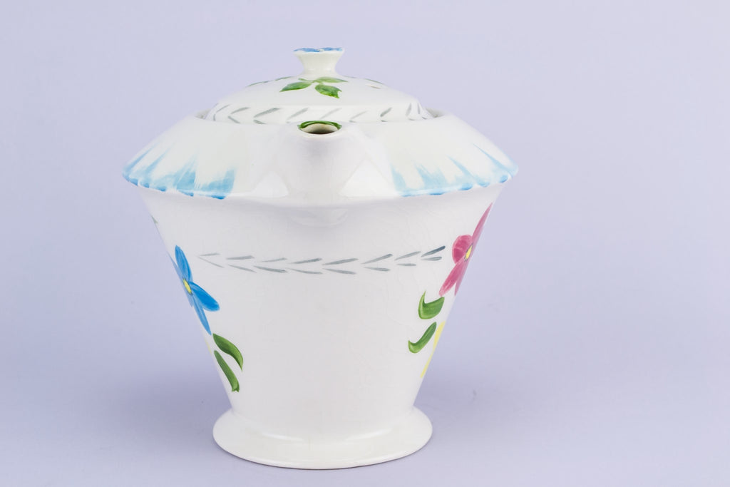 Colourful ceramic teapot