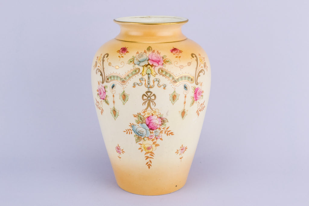 Crown Devon flower vase