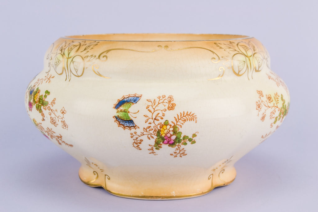 Pink floral bowl