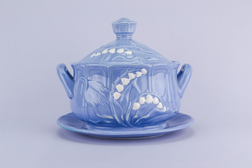 Ceramic floral tureen