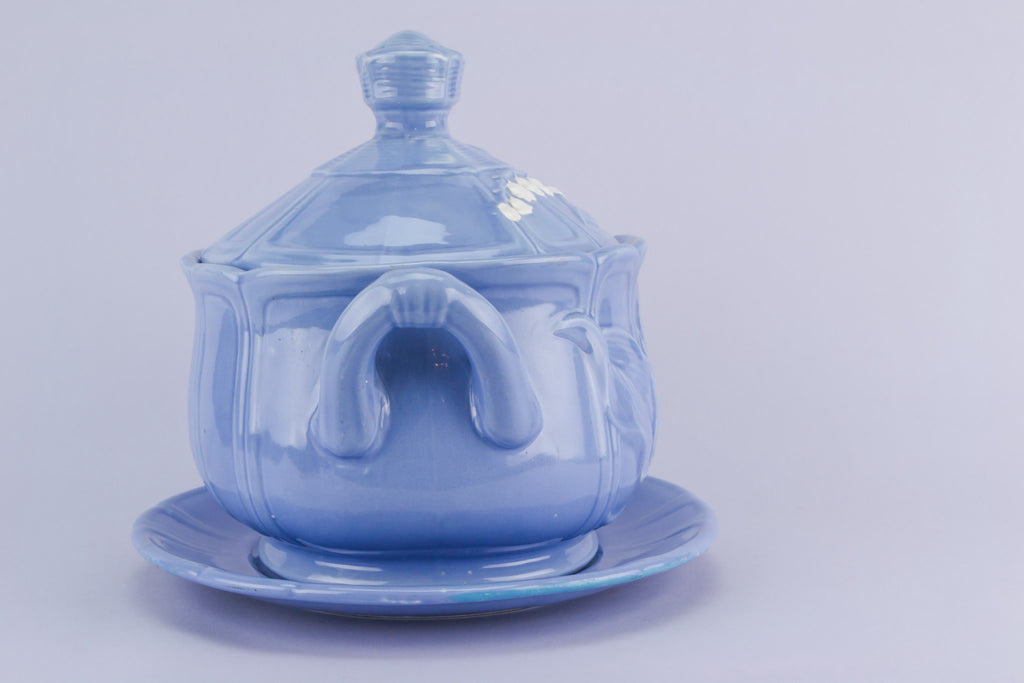 Ceramic floral tureen