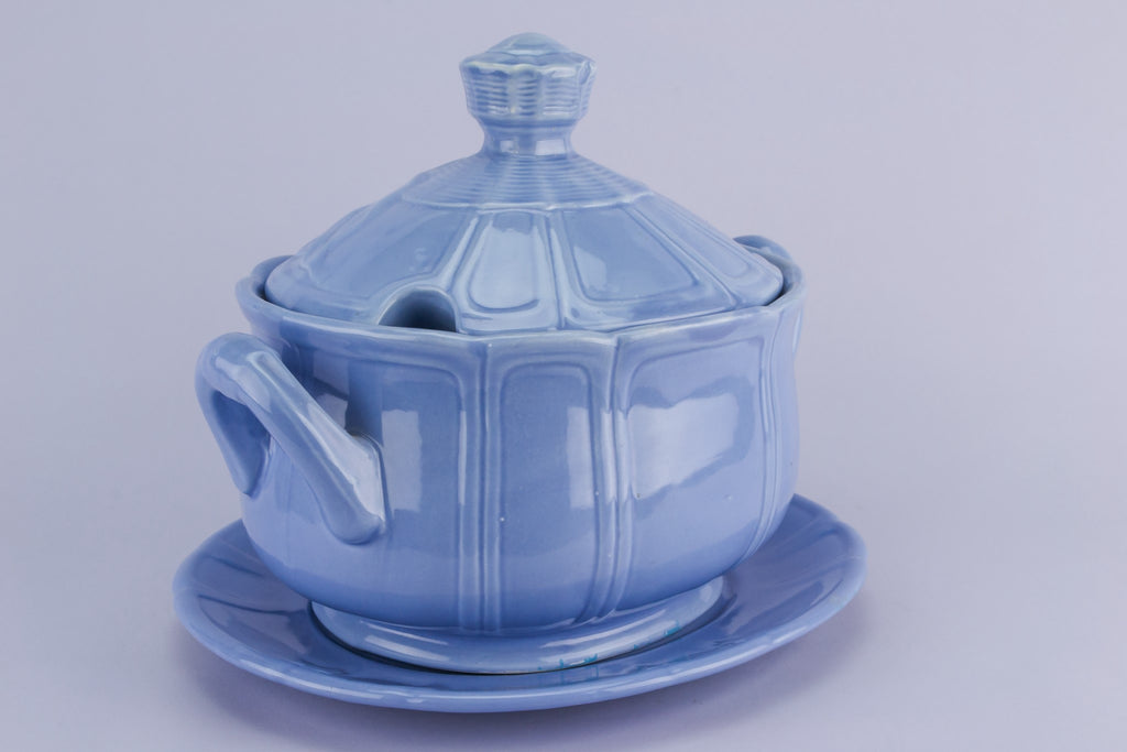 Ceramic floral tureen