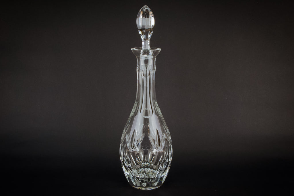 Cut glass sherry decanter