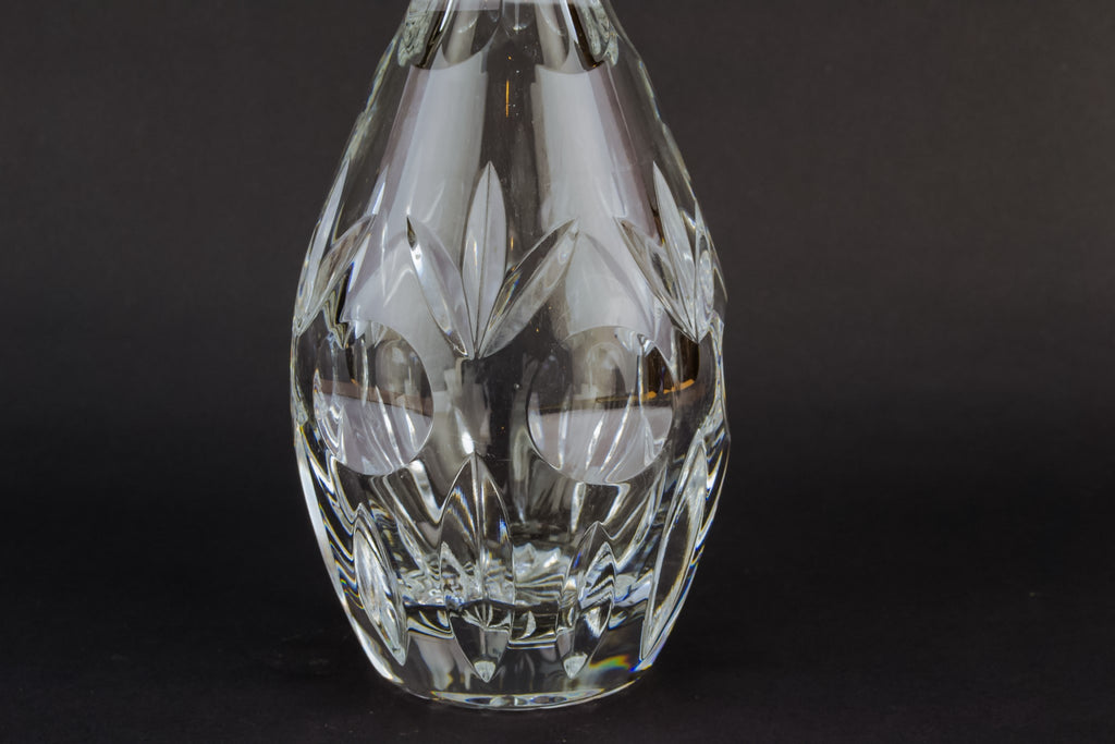 Cut glass sherry decanter