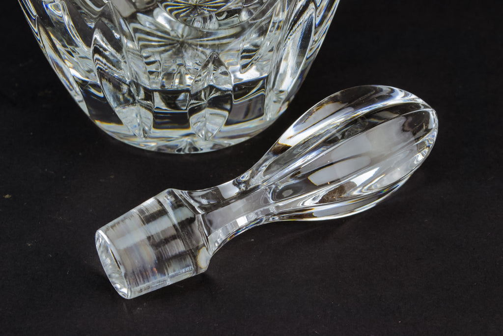 Cut glass sherry decanter