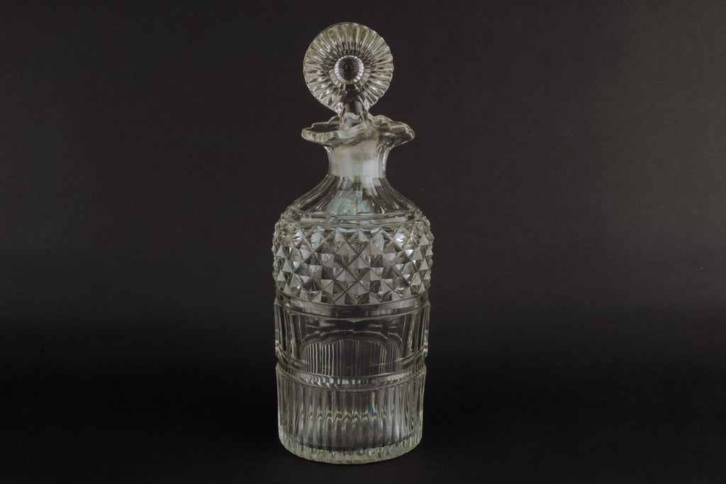 Cut glass Regency decanter