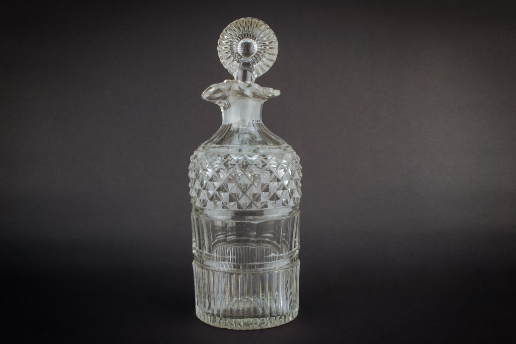 Cut glass Regency decanter