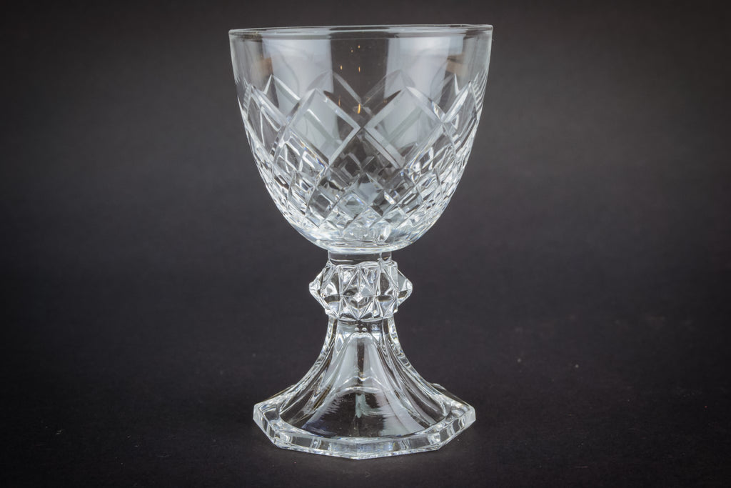 6 crystal shot glasses
