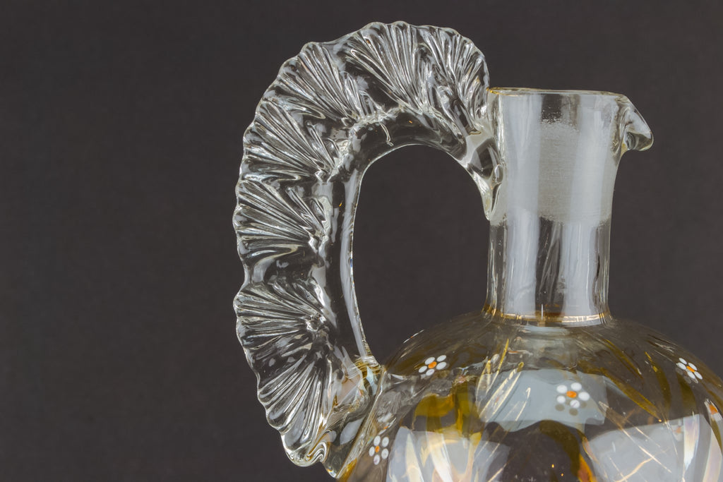 2 wine gilded decanters