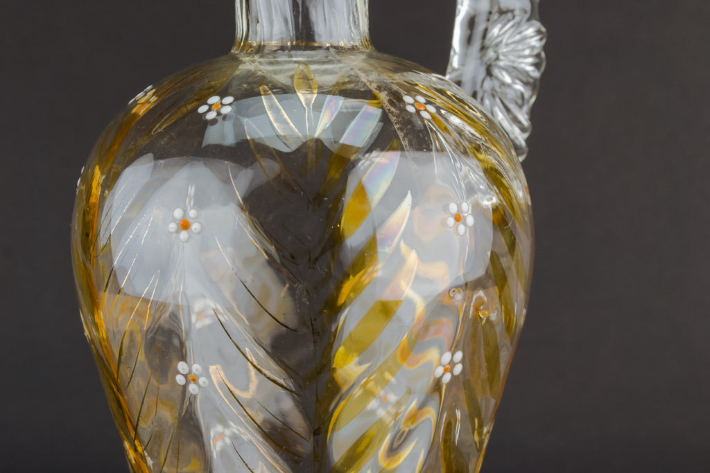 2 wine gilded decanters