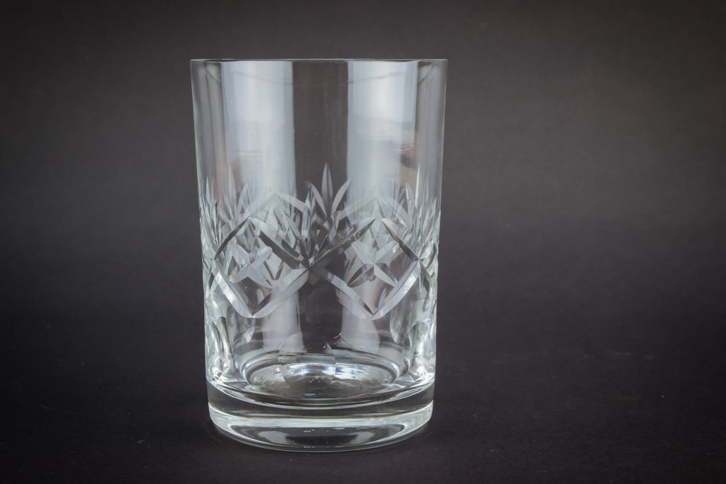 2 whisky tumbler glasses