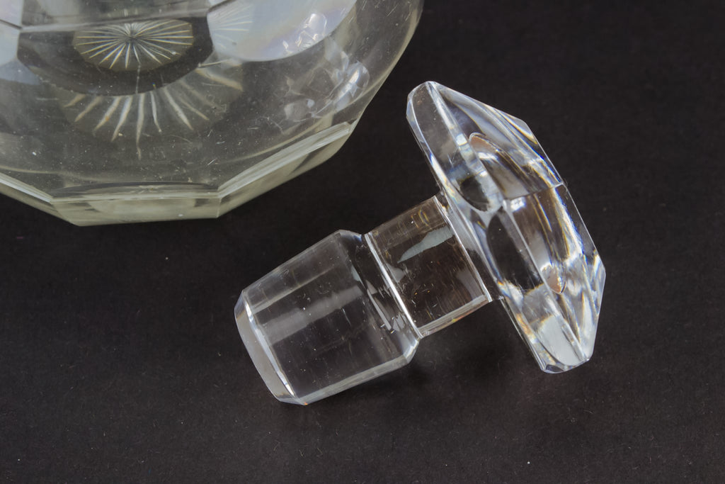 Sherry cut glass decanter