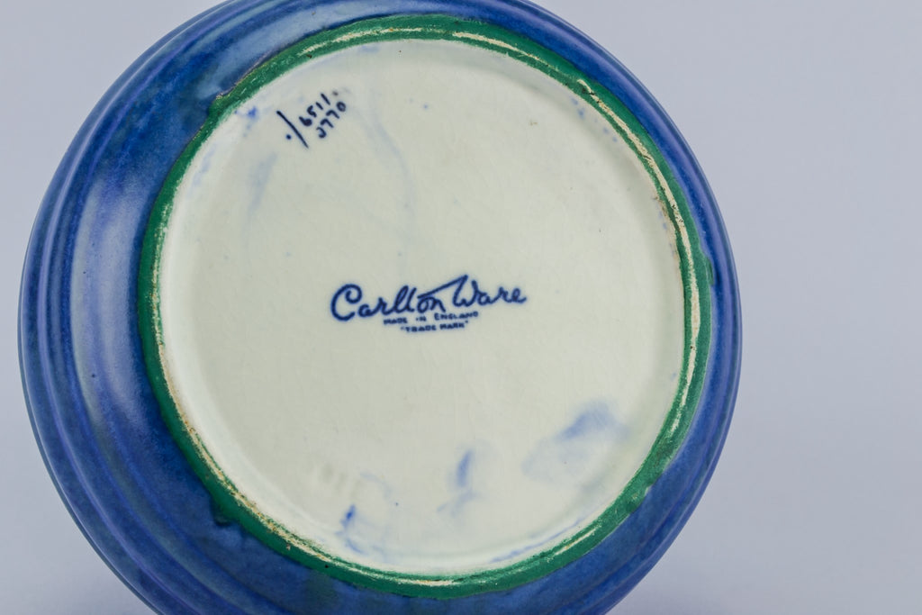 Carlton Ware blue vase