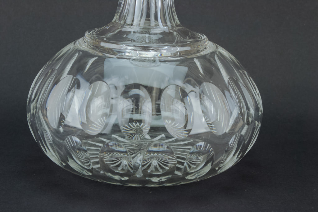 Cut glass decanter