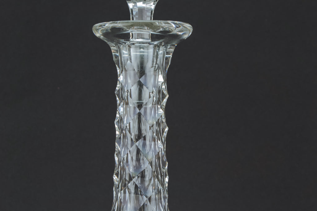 Cut glass decanter