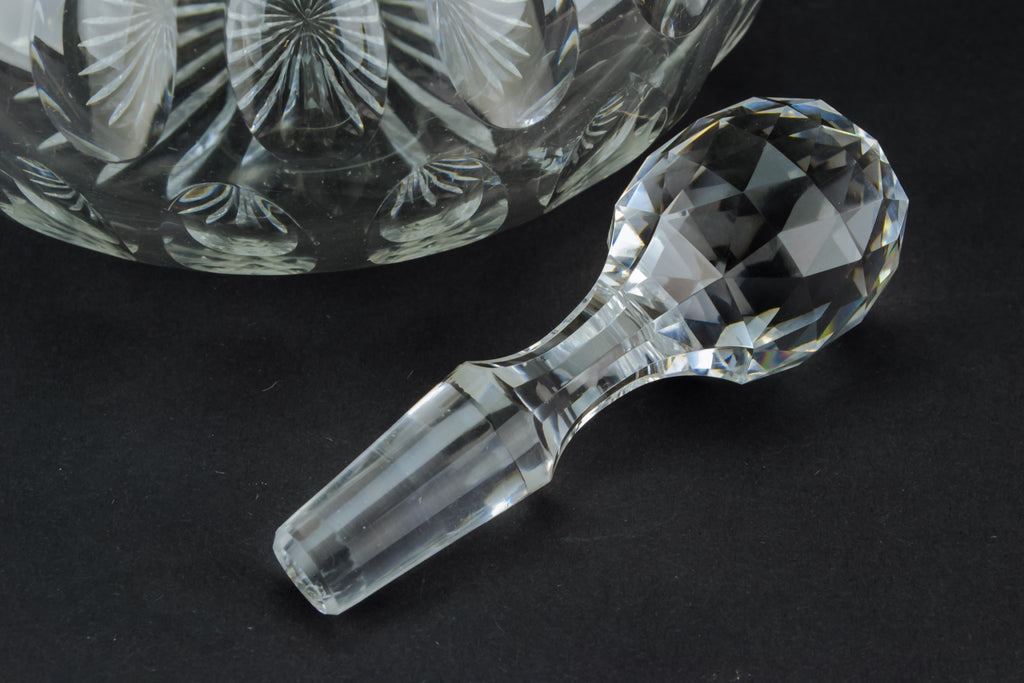 Cut glass decanter
