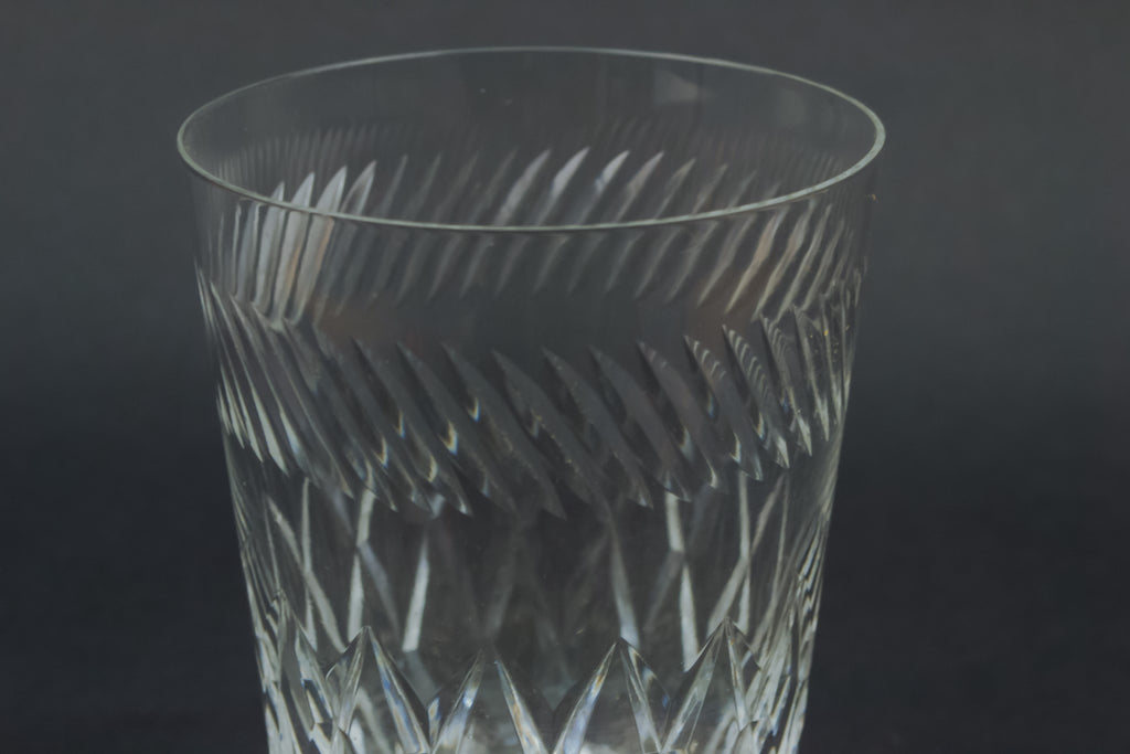 2 whisky tumbler glasses