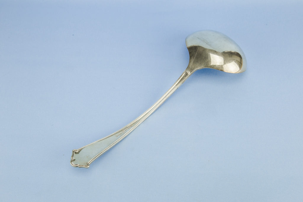 Silver plated ladle