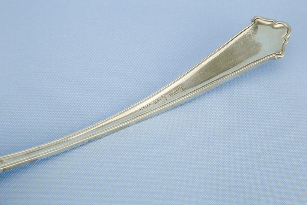 Silver plated ladle