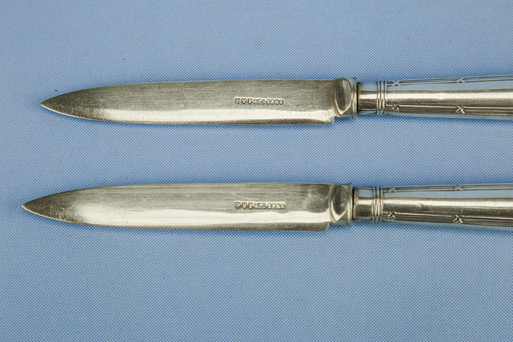 6 elegant dessert knifes