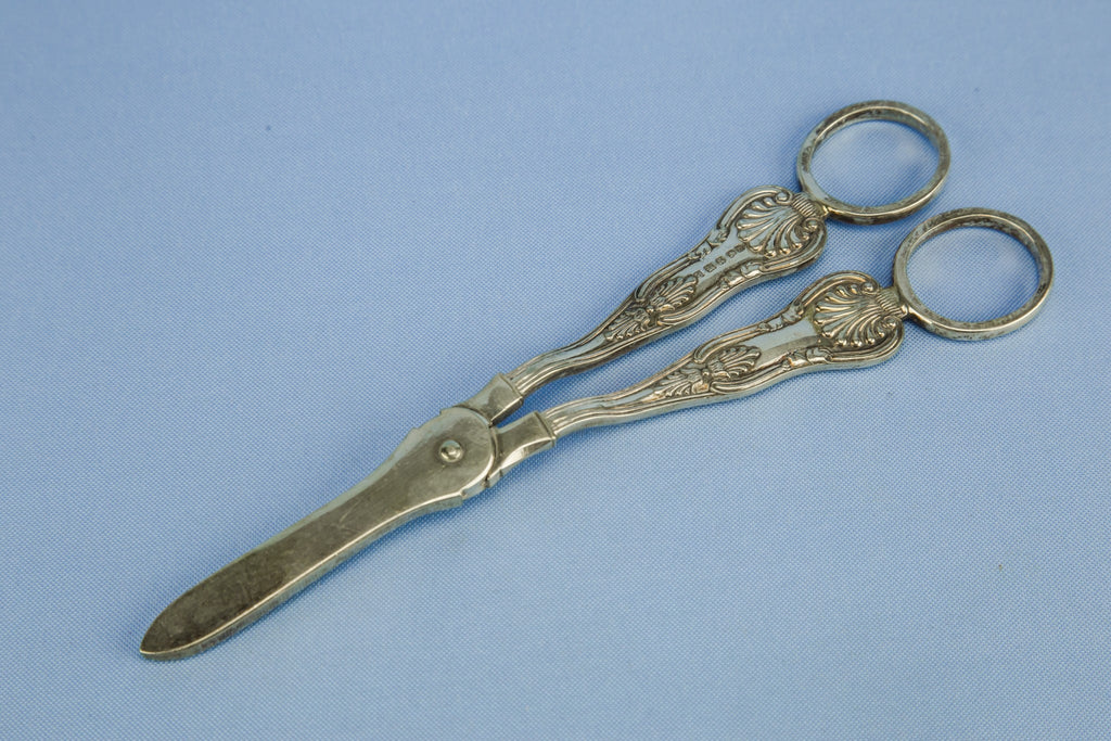 Silver plated grape shears