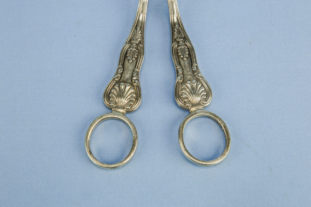 Silver plated grape shears