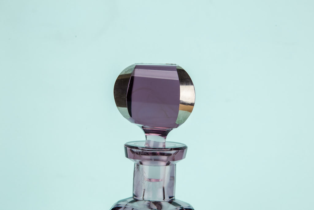 Cut glass whisky decanter