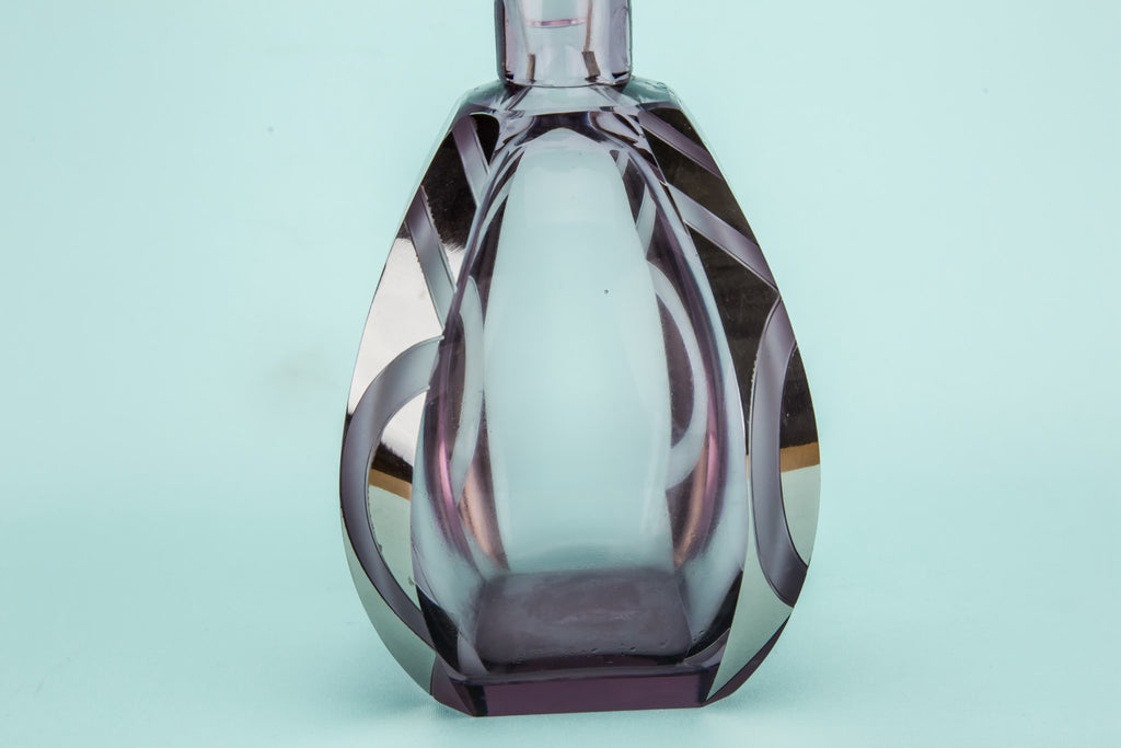 Cut glass whisky decanter